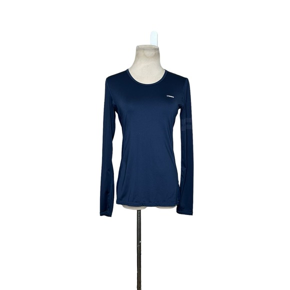 Stronger navy blue long sleeves mesh details side top size Medium - Picture 7 of 12